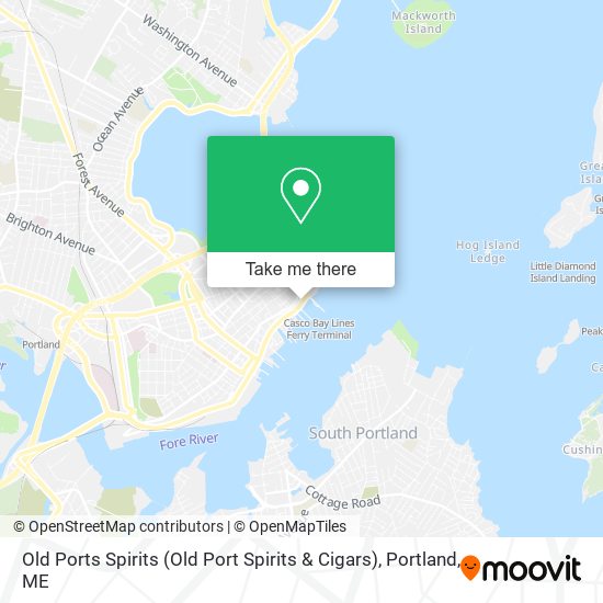 Old Ports Spirits (Old Port Spirits & Cigars) map