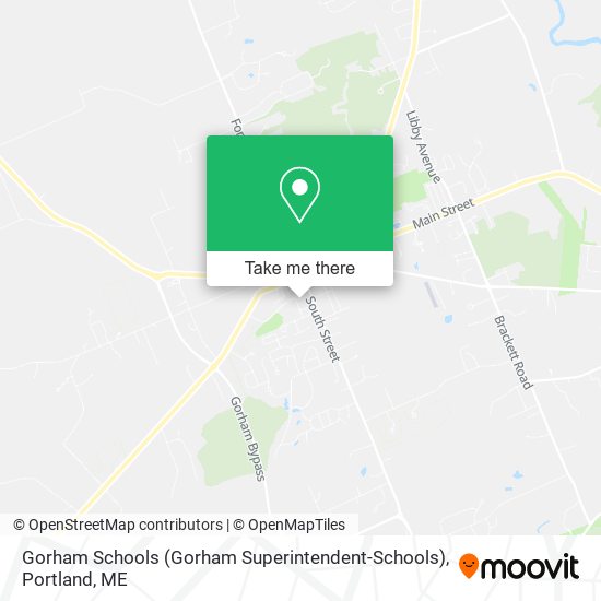 Gorham Schools (Gorham Superintendent-Schools) map