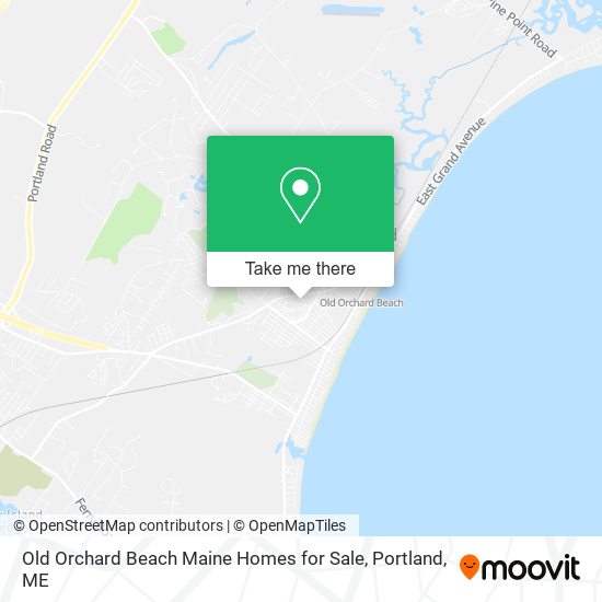 Old Orchard Beach Maine Homes for Sale map