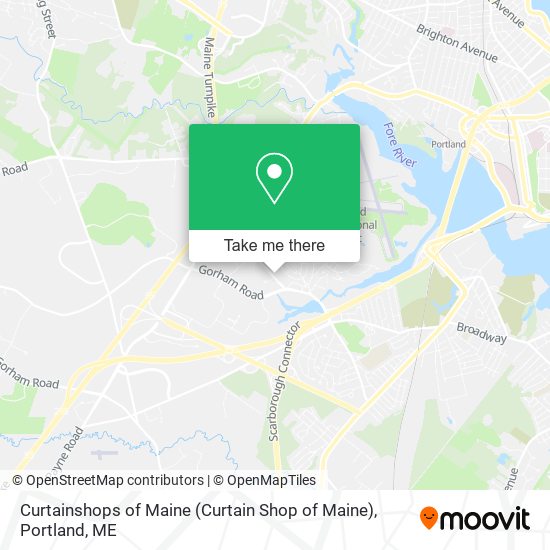 Curtainshops of Maine (Curtain Shop of Maine) map