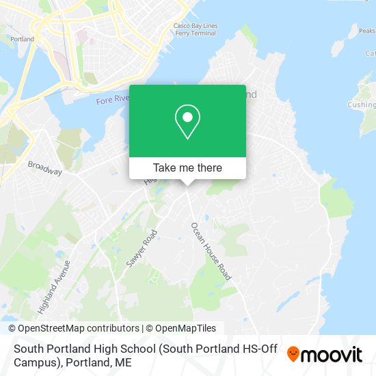 South Portland High School (South Portland HS-Off Campus) map
