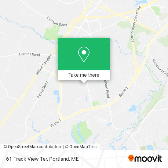 Mapa de 61 Track View Ter