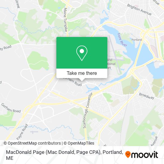 MacDonald Page (Mac Donald, Page CPA) map