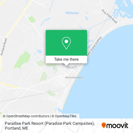 Paradise Park Resort (Paradise Park Campsites) map