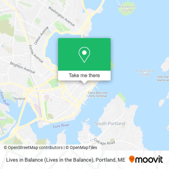 Lives in Balance map