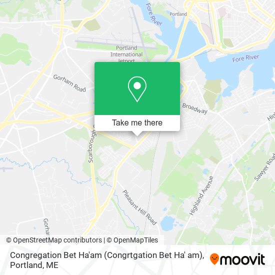 Congregation Bet Ha'am map