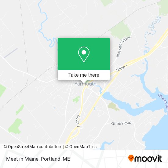 Meet in Maine map