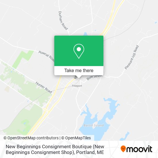 New Beginnings Consignment Boutique map