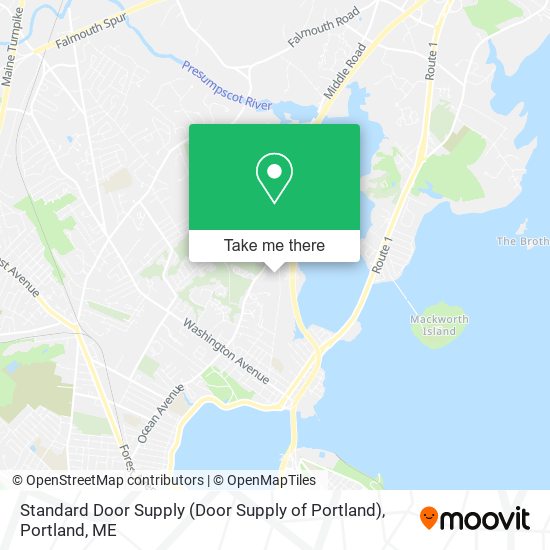 Standard Door Supply (Door Supply of Portland) map