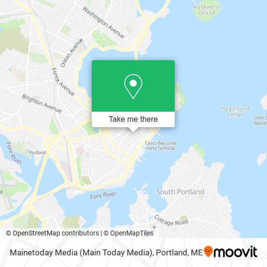 Mapa de Mainetoday Media (Main Today Media)