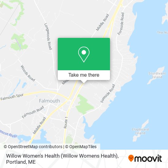 Willow Women's Health (Willow Womens Health) map