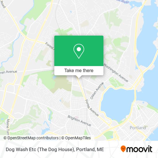 Dog Wash Etc (The Dog House) map