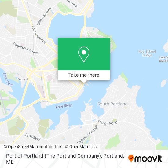 Mapa de Port of Portland (The Portland Company)