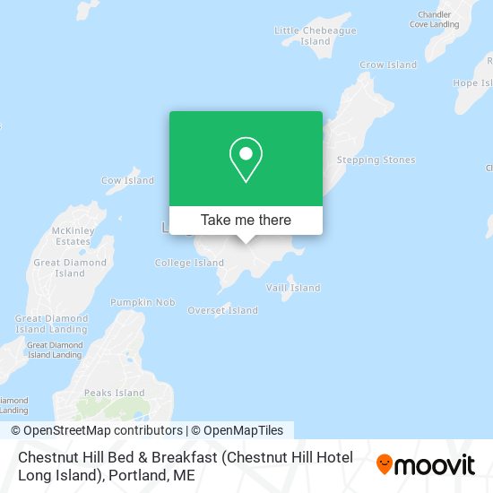 Chestnut Hill Bed & Breakfast (Chestnut Hill Hotel Long Island) map