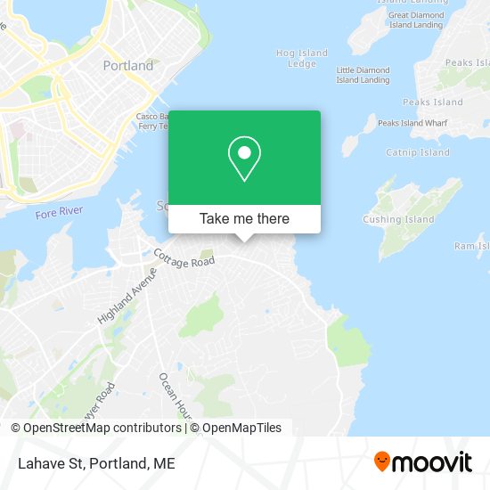 Lahave St map