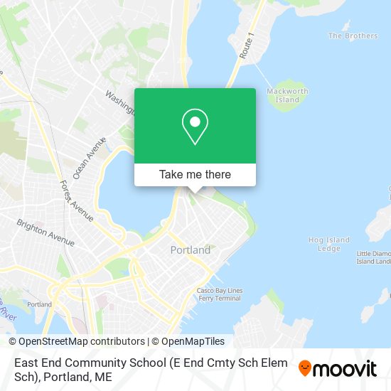 East End Community School (E End Cmty Sch Elem Sch) map