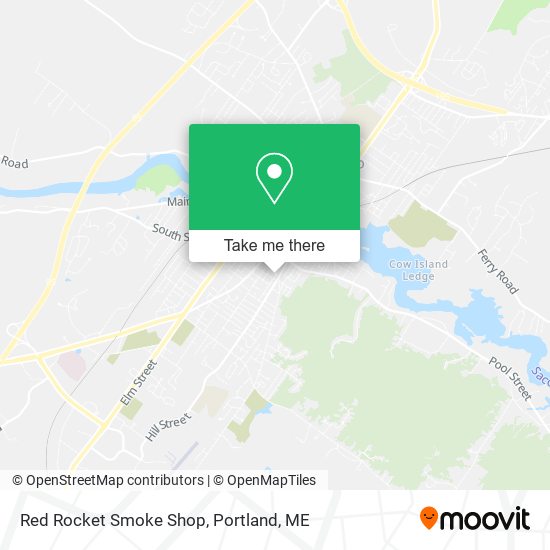 Mapa de Red Rocket Smoke Shop
