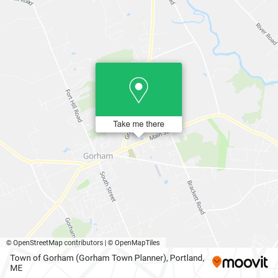 Town of Gorham (Gorham Town Planner) map