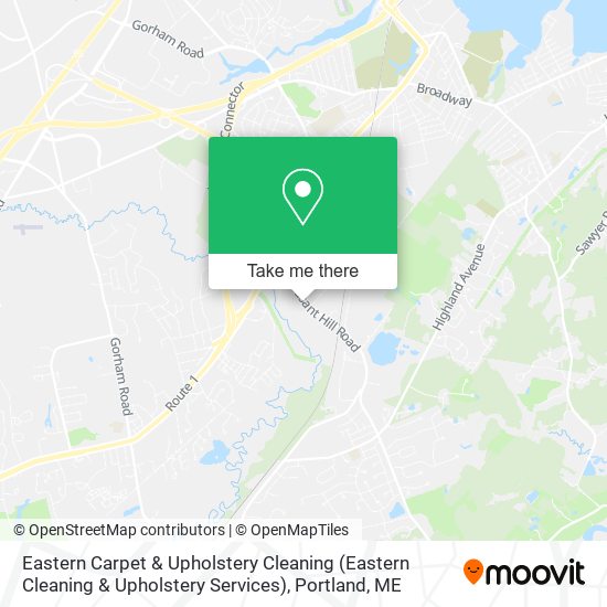 Mapa de Eastern Carpet & Upholstery Cleaning