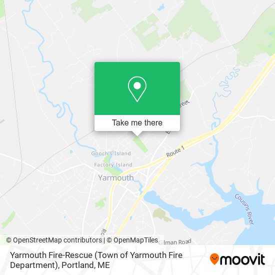 Yarmouth Fire-Rescue (Town of Yarmouth Fire Department) map