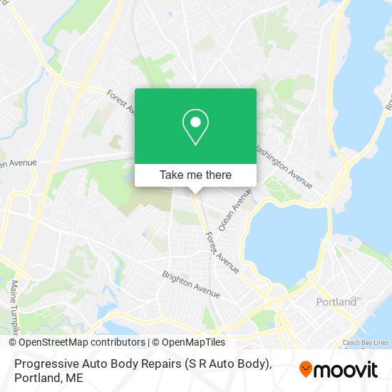 Progressive Auto Body Repairs (S R Auto Body) map