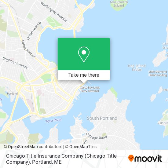 Chicago Title Insurance Company map