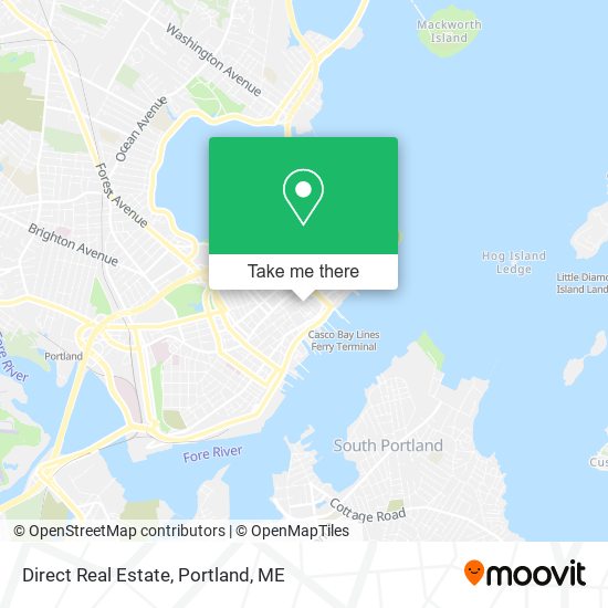 Direct Real Estate map