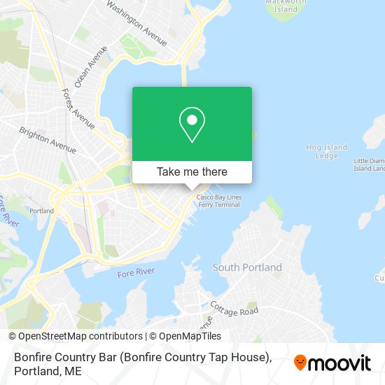 Bonfire Country Bar (Bonfire Country Tap House) map