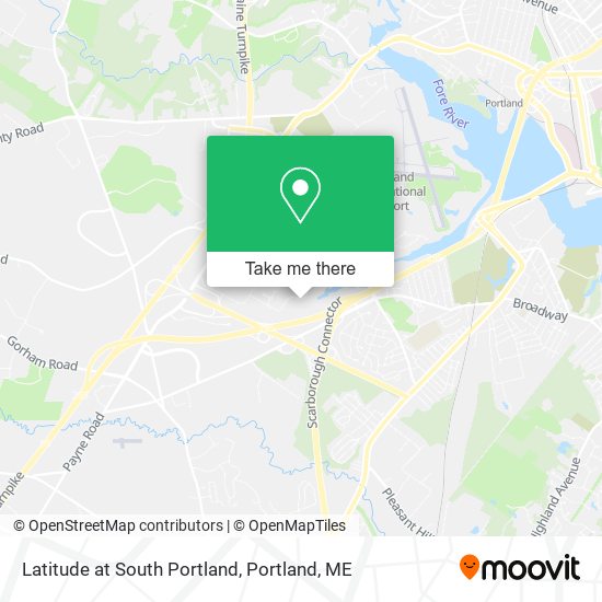 Latitude at South Portland map