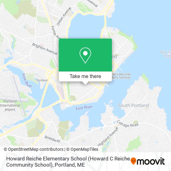 Howard Reiche Elementary School (Howard C Reiche Community School) map