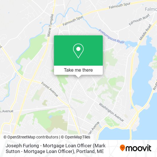 Joseph Furlong - Mortgage Loan Officer (Mark Sutton - Mortgage Loan Officer) map