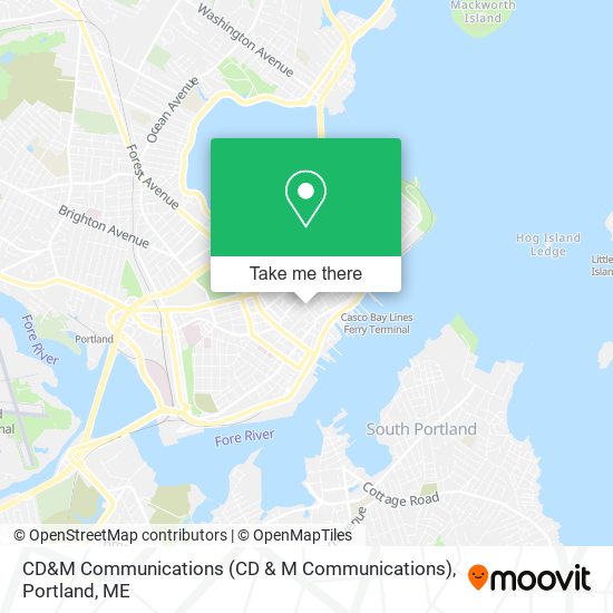 CD&M Communications map