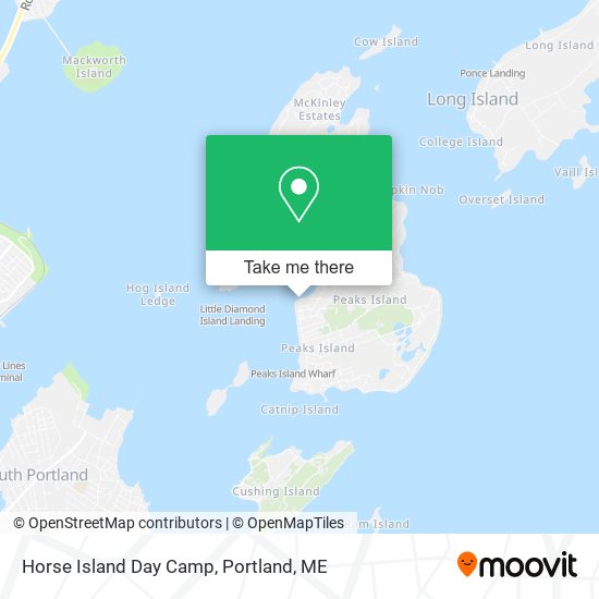 Horse Island Day Camp map