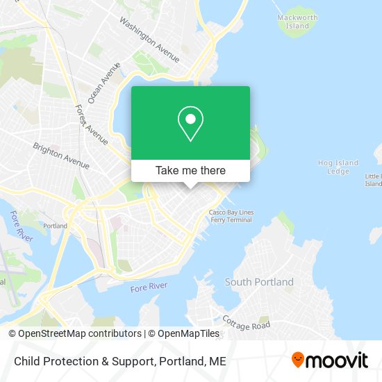 Child Protection & Support map