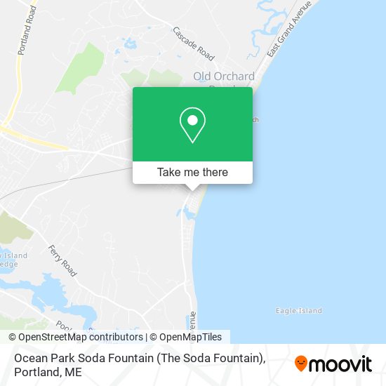 Ocean Park Soda Fountain (The Soda Fountain) map