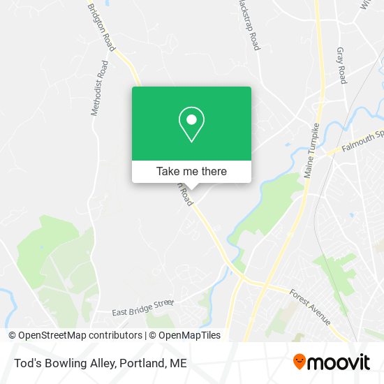 Tod's Bowling Alley map