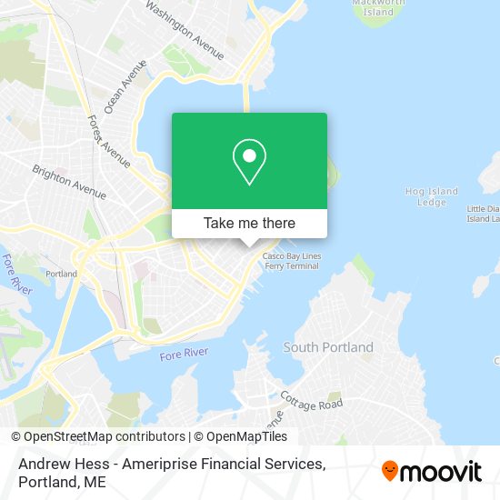 Andrew Hess - Ameriprise Financial Services map