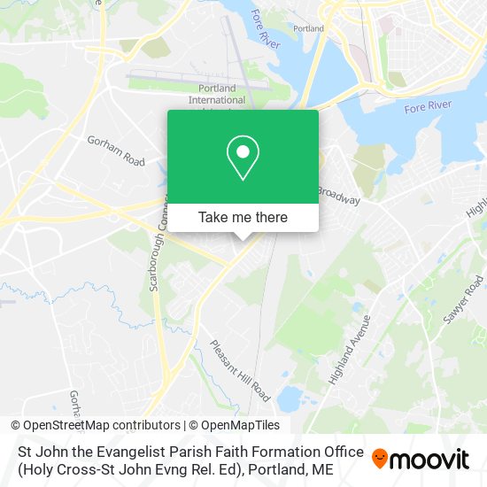 St John the Evangelist Parish Faith Formation Office (Holy Cross-St John Evng Rel. Ed) map
