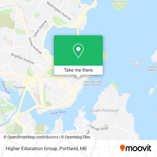 Higher Education Group map
