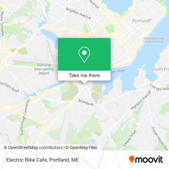 Electric Bike Cafe map
