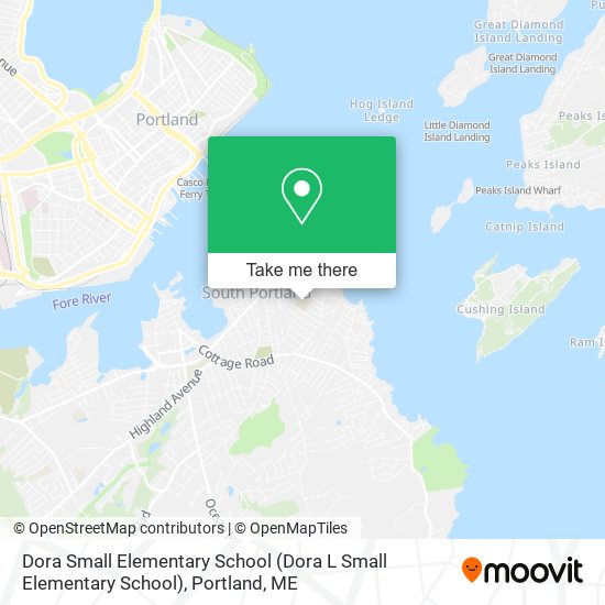 Dora Small Elementary School map