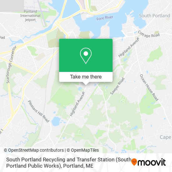 South Portland Recycling and Transfer Station (South Portland Public Works) map