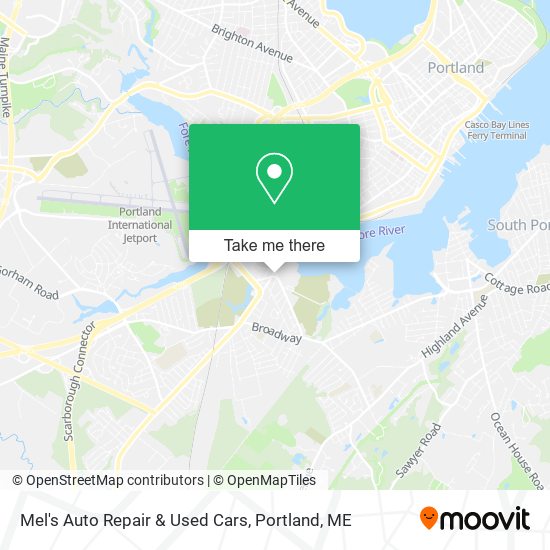 Mel's Auto Repair & Used Cars map