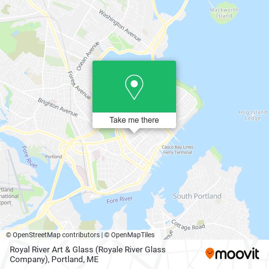 Royal River Art & Glass (Royale River Glass Company) map