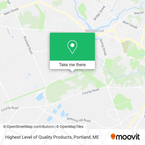 Highest Level of Quality Products map