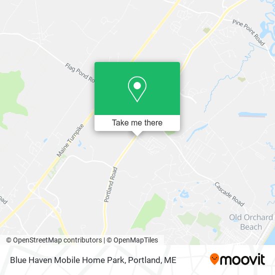 Mapa de Blue Haven Mobile Home Park