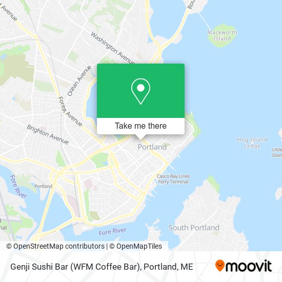 Mapa de Genji Sushi Bar (WFM Coffee Bar)