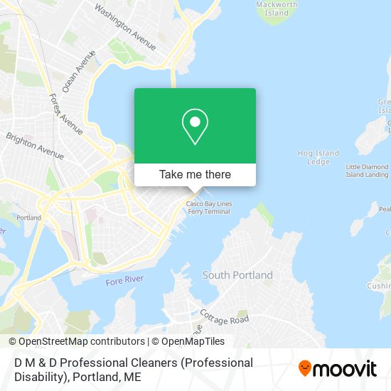 D M & D Professional Cleaners (Professional Disability) map