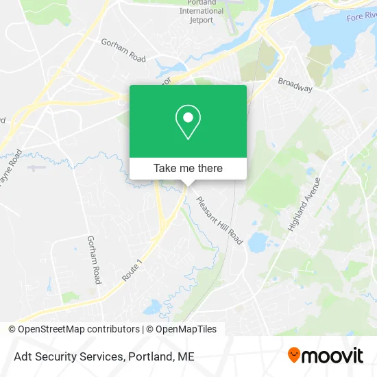 Adt Security Services map