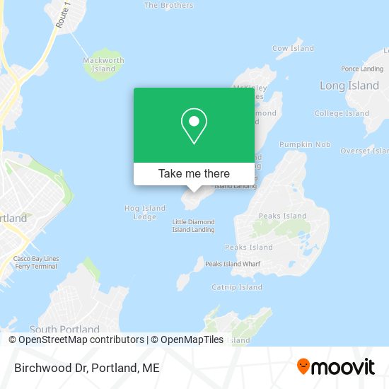 Birchwood Dr map